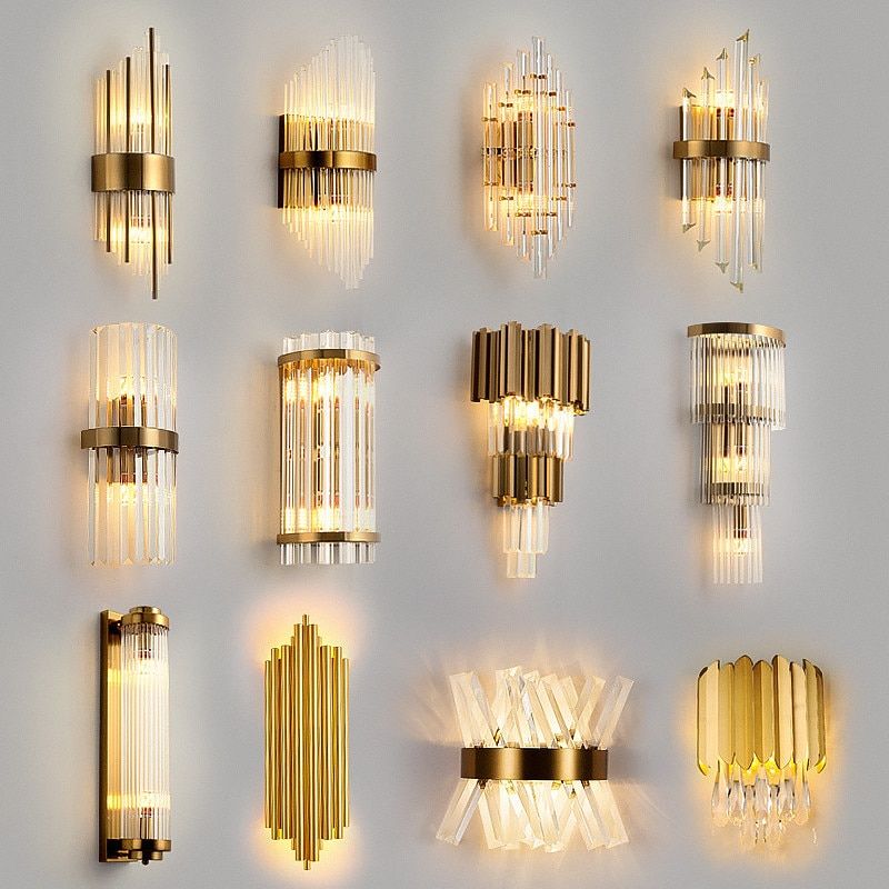 Crystal Wall Light for Home Interior