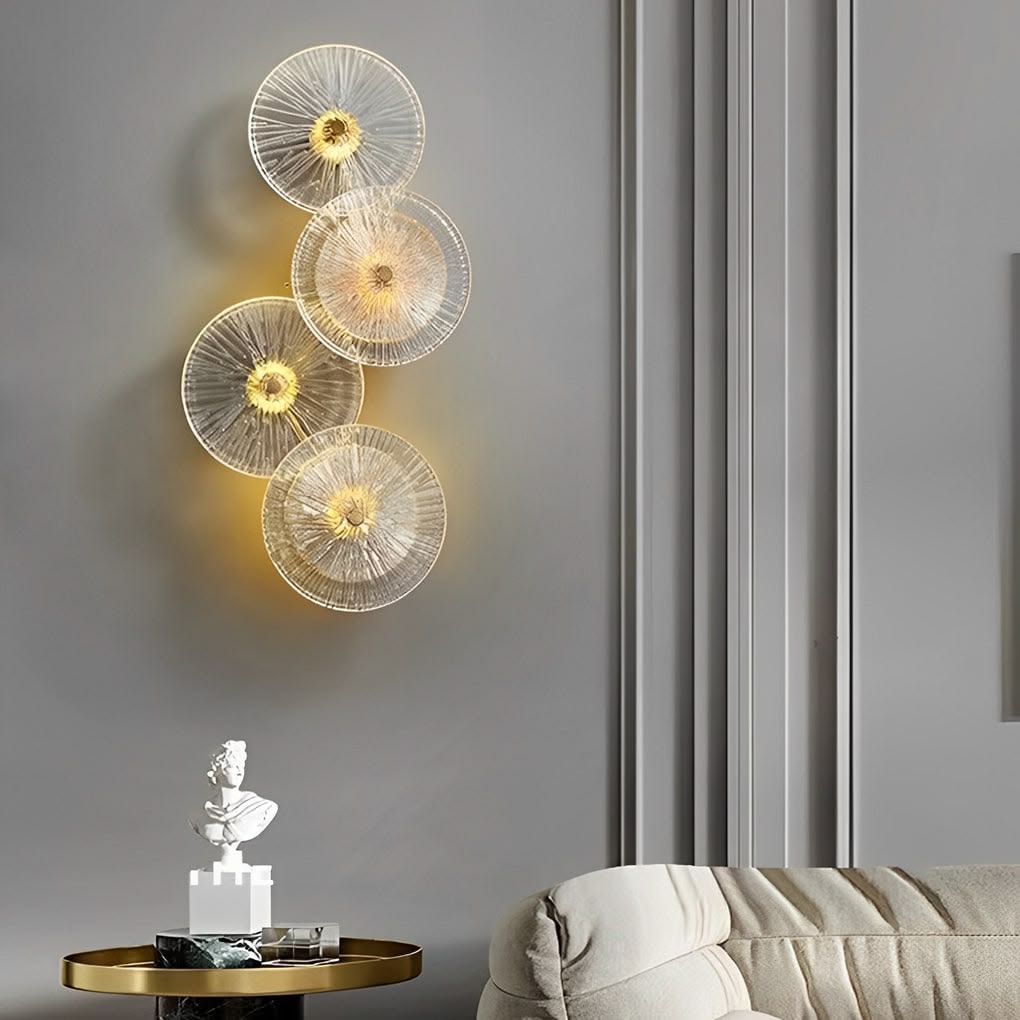 Elegant Glass Wall Light Design