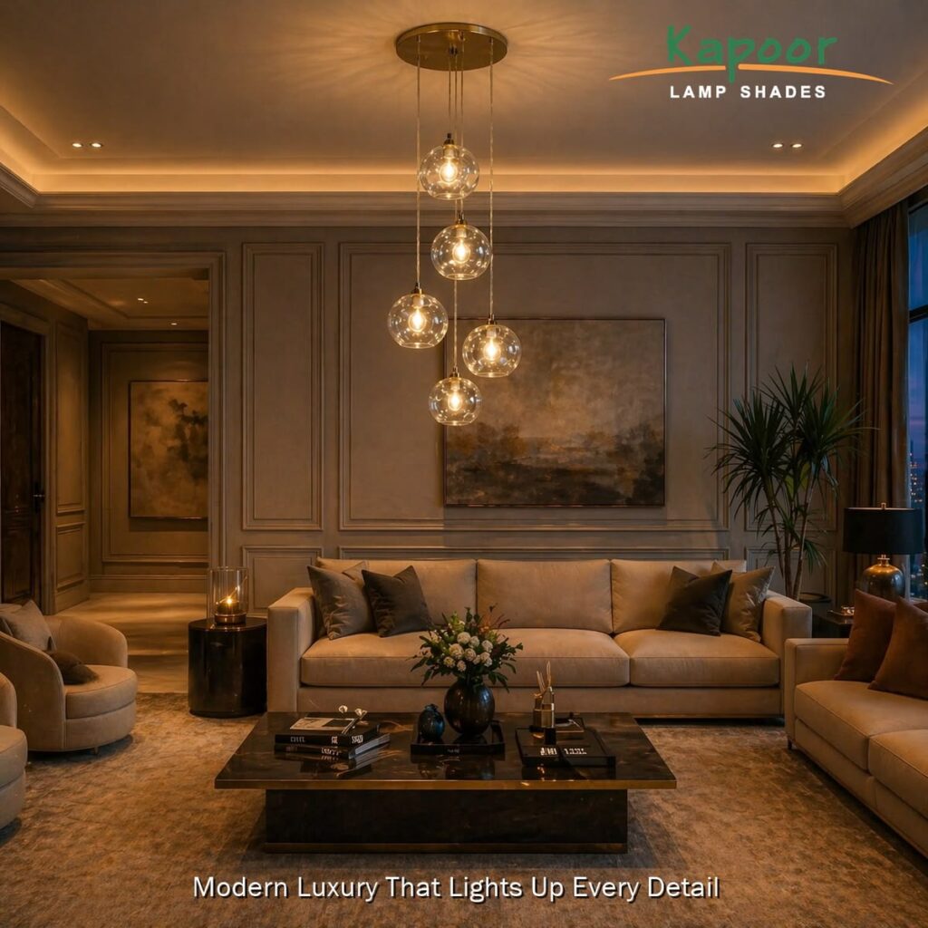 Stylish lighting for modern living rooms