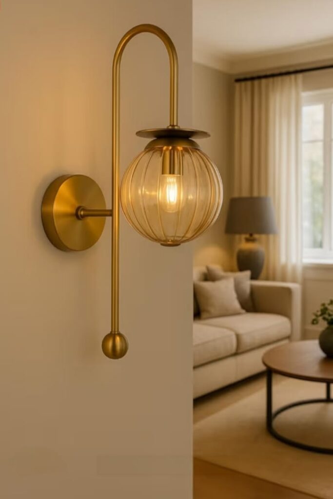 Stylish Metal Wall Light for Home