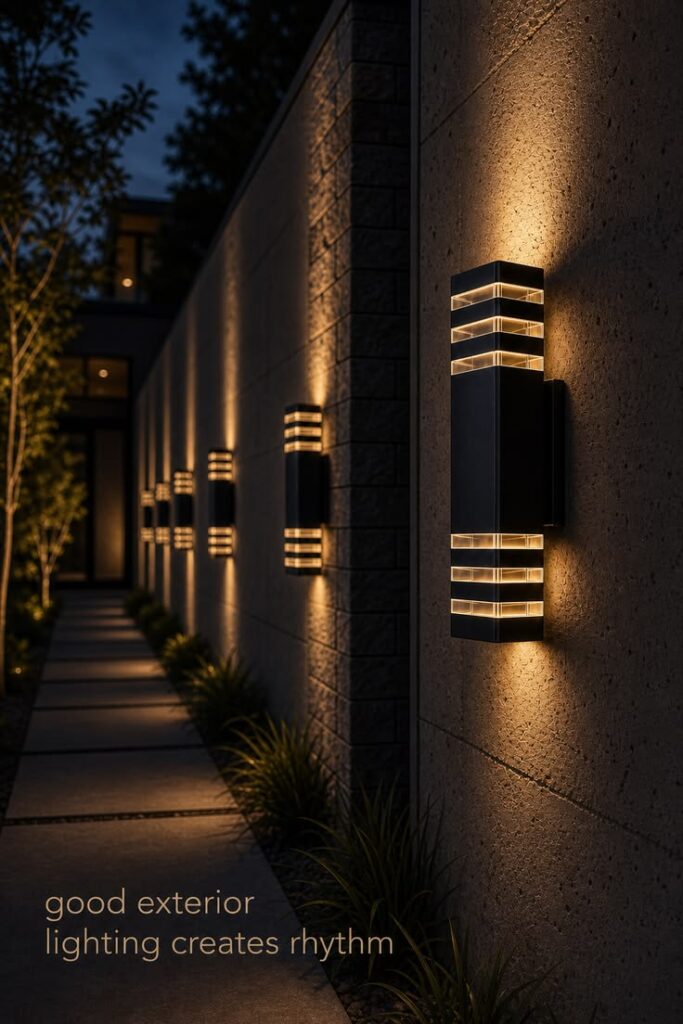 Modern Outdoor Wall Light Design