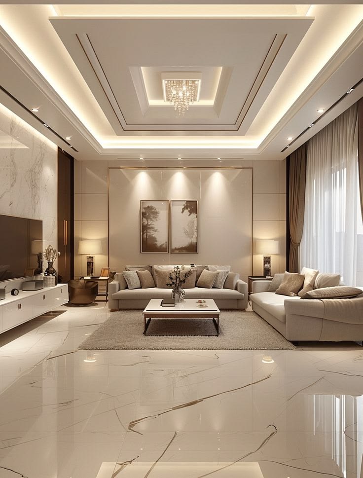 False Ceiling Lights for Modern Homes