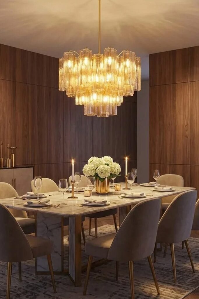 Luxury Multi-Tier Dining Room Chandelier