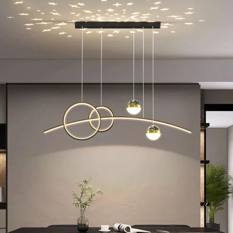 Elegant ceiling hanging light for home interior