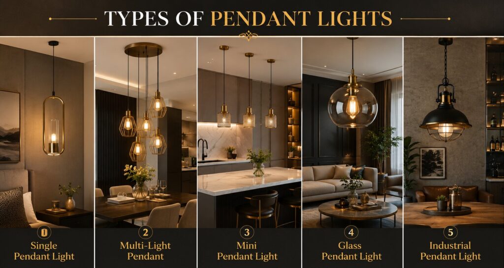 Different Types of Pendant Lights
